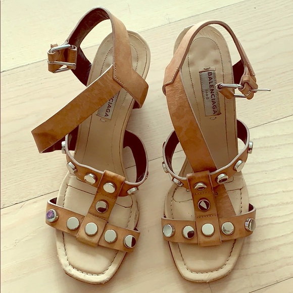 Balenciaga Wedge Sandal - Picture 1 of 3